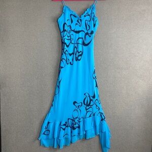 Sharon Max vintage spaghetti straps fairy midi dress size M